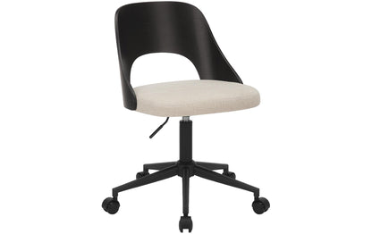 AC Design Bürostuhl Lucy, Schwarz / Weiss - MEGART