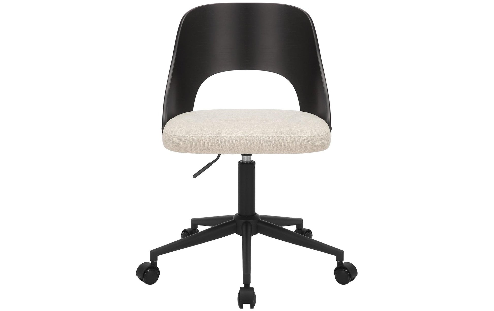AC Design Bürostuhl Lucy, Schwarz / Weiss - MEGART