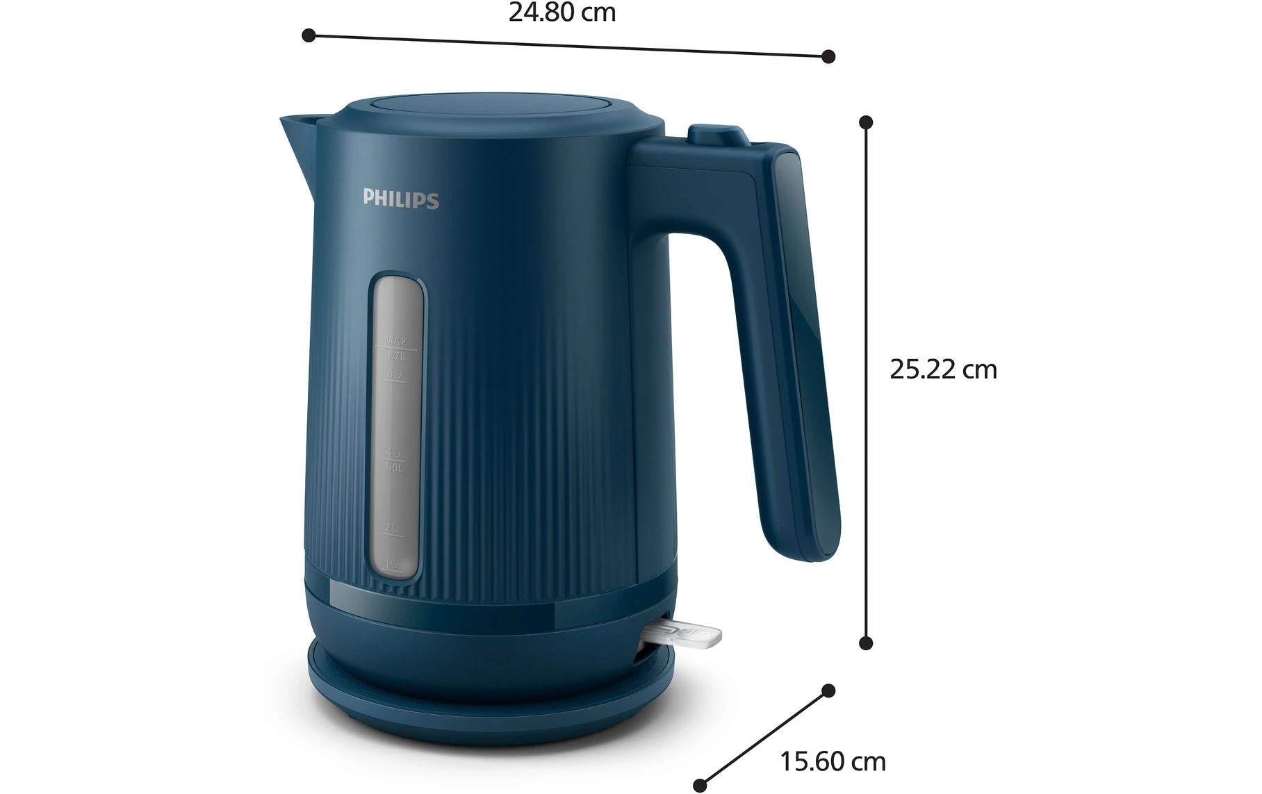 Wasserkocher 3000 Series HD9411/71 1.7 l, Malibu Blue - MEGART