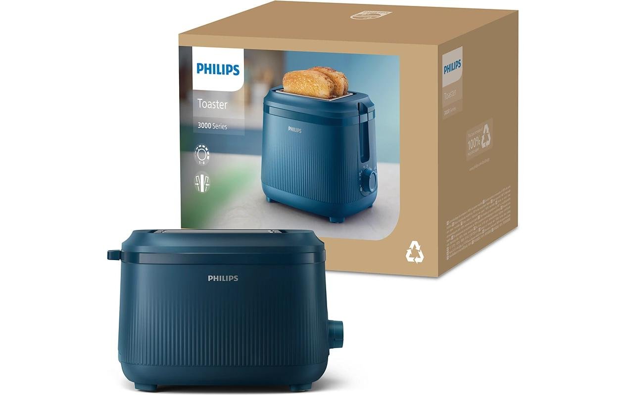 Toaster 3000 Series HD2511/71 Malibu Blue - MEGART