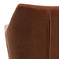 AC Design Bürostuhl Nora, mit Polsterrücken und Armlehnen, Cognac - MEGART