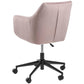 AC Design Bürostuhl Nora, mit Polsterrücken und Armlehnen, Dusty Rose - MEGART
