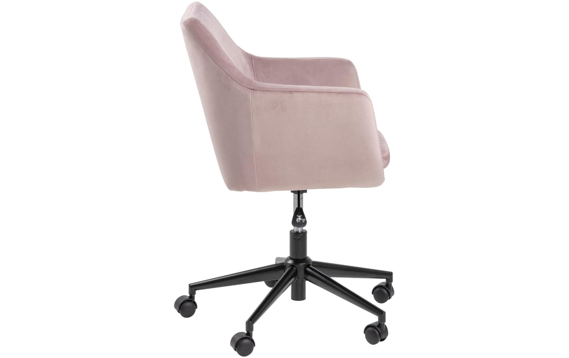 AC Design Bürostuhl Nora, mit Polsterrücken und Armlehnen, Dusty Rose - MEGART