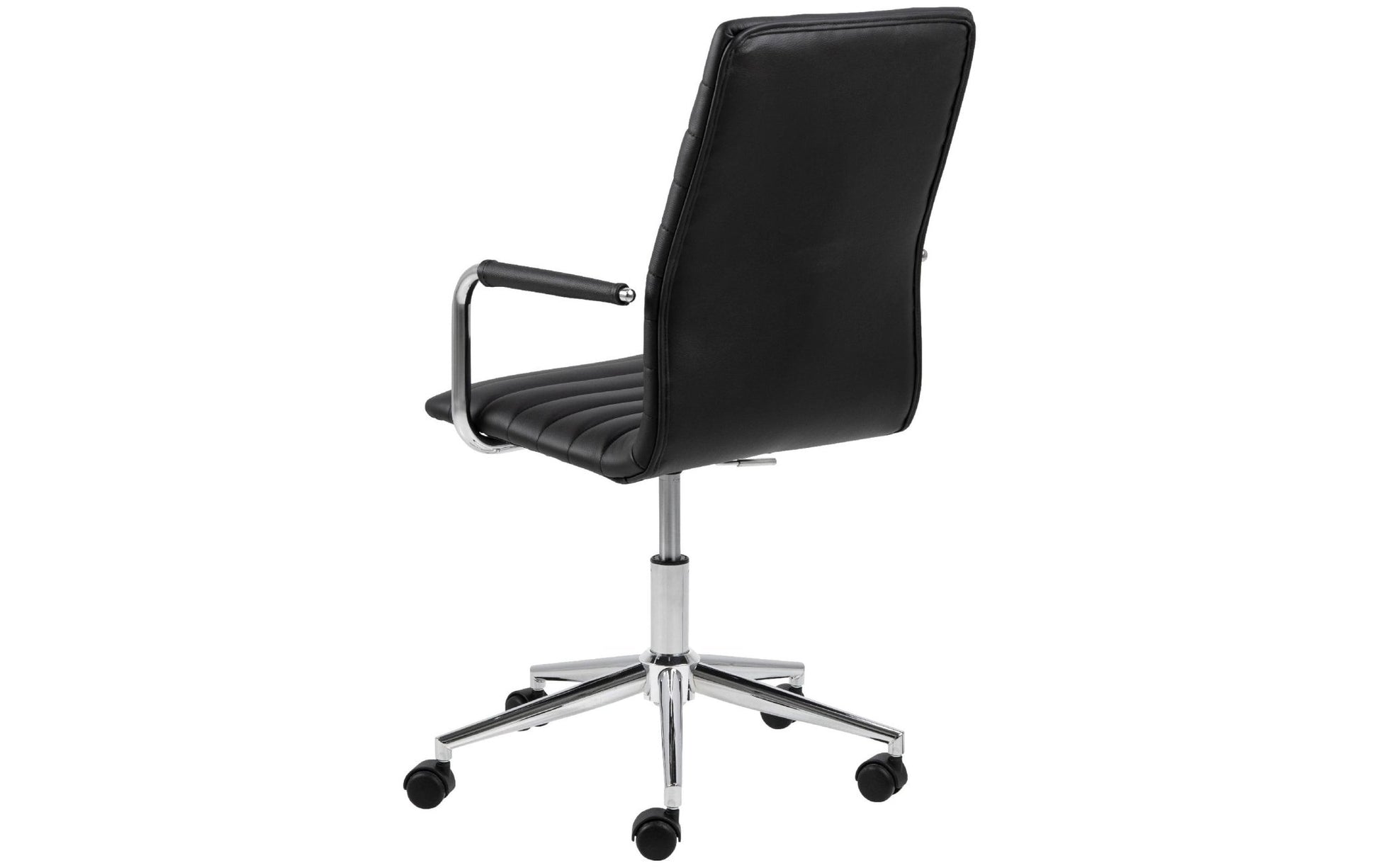 AC Design Bürostuhl Winslow, mit Polsterrücken und Armlehnen, Schwarz - MEGART