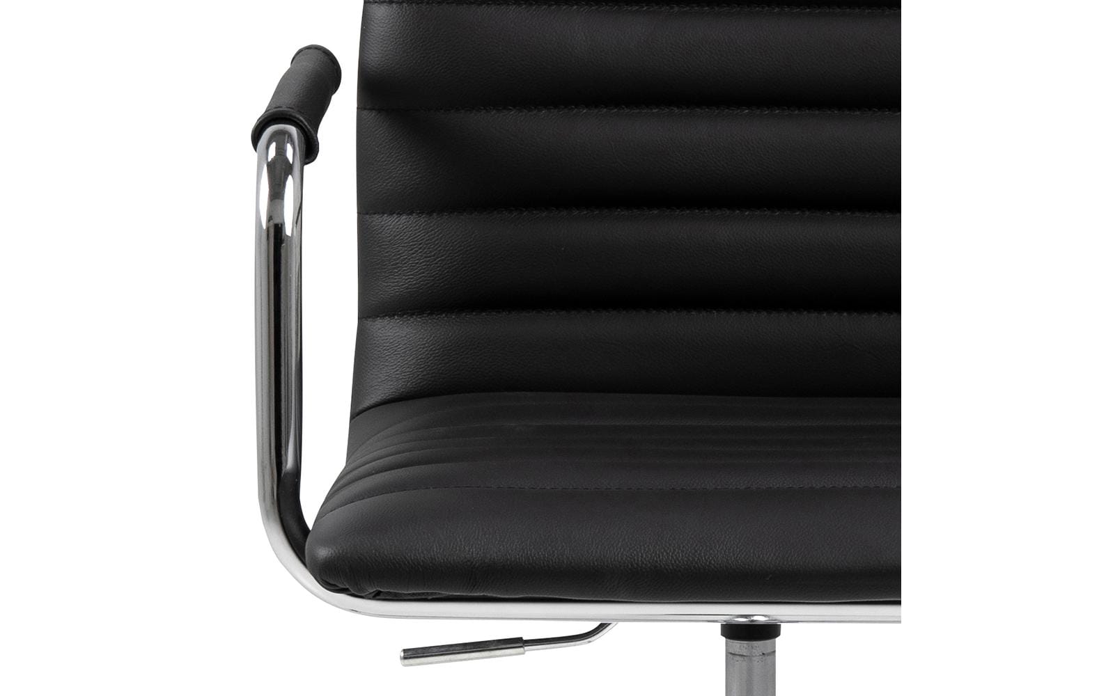 AC Design Bürostuhl Winslow, mit Polsterrücken und Armlehnen, Schwarz - MEGART