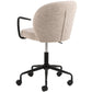 AC Design Bürostuhl Patricia, mit Polsterrücken und Armlehnen, Beige - MEGART