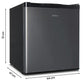 Kühlschrank MD 37724 Grau, Rechts, Wechselbar - MEGART