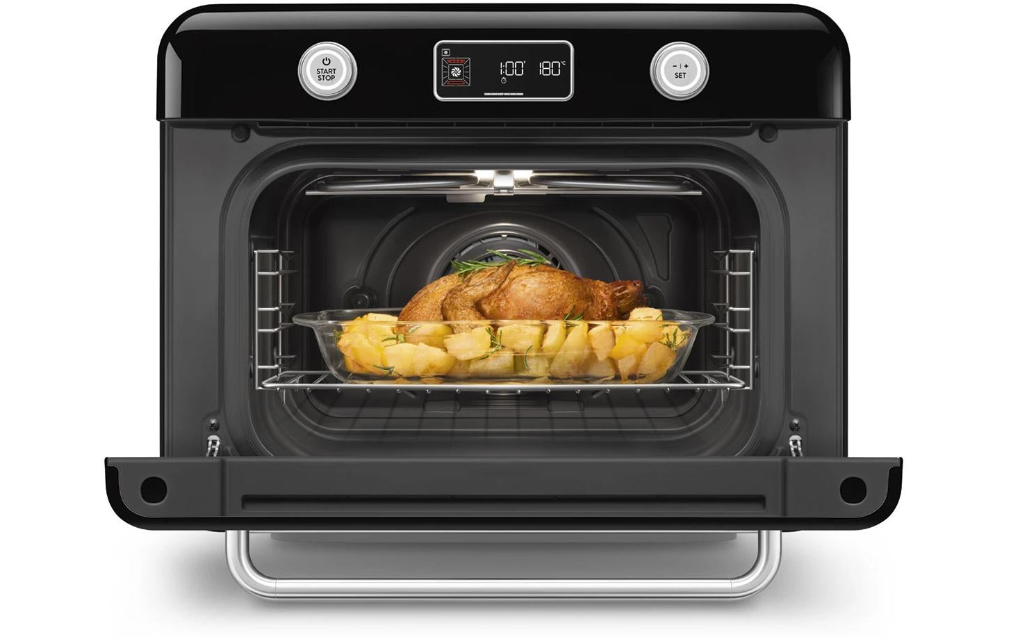 Dampfbackofen COF01 WhEU Schwarz - MEGART