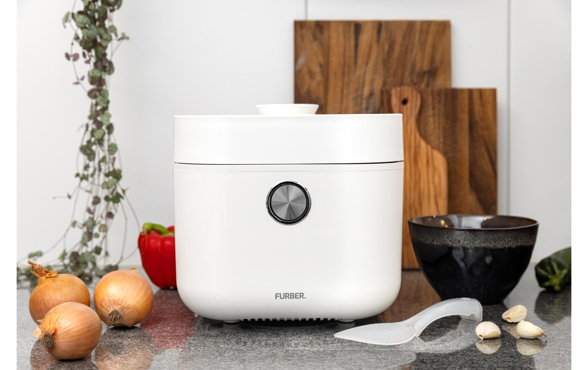 Reiskocher SAN Induktion 4 L, Weiss - MEGART
