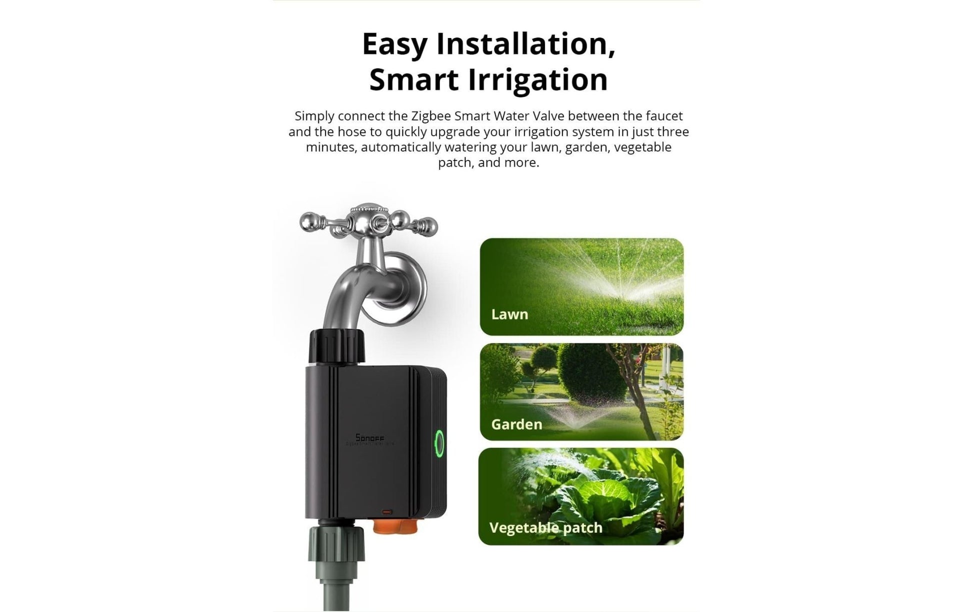 ZigBee - Smart Water Valve DC 6 V - MEGART