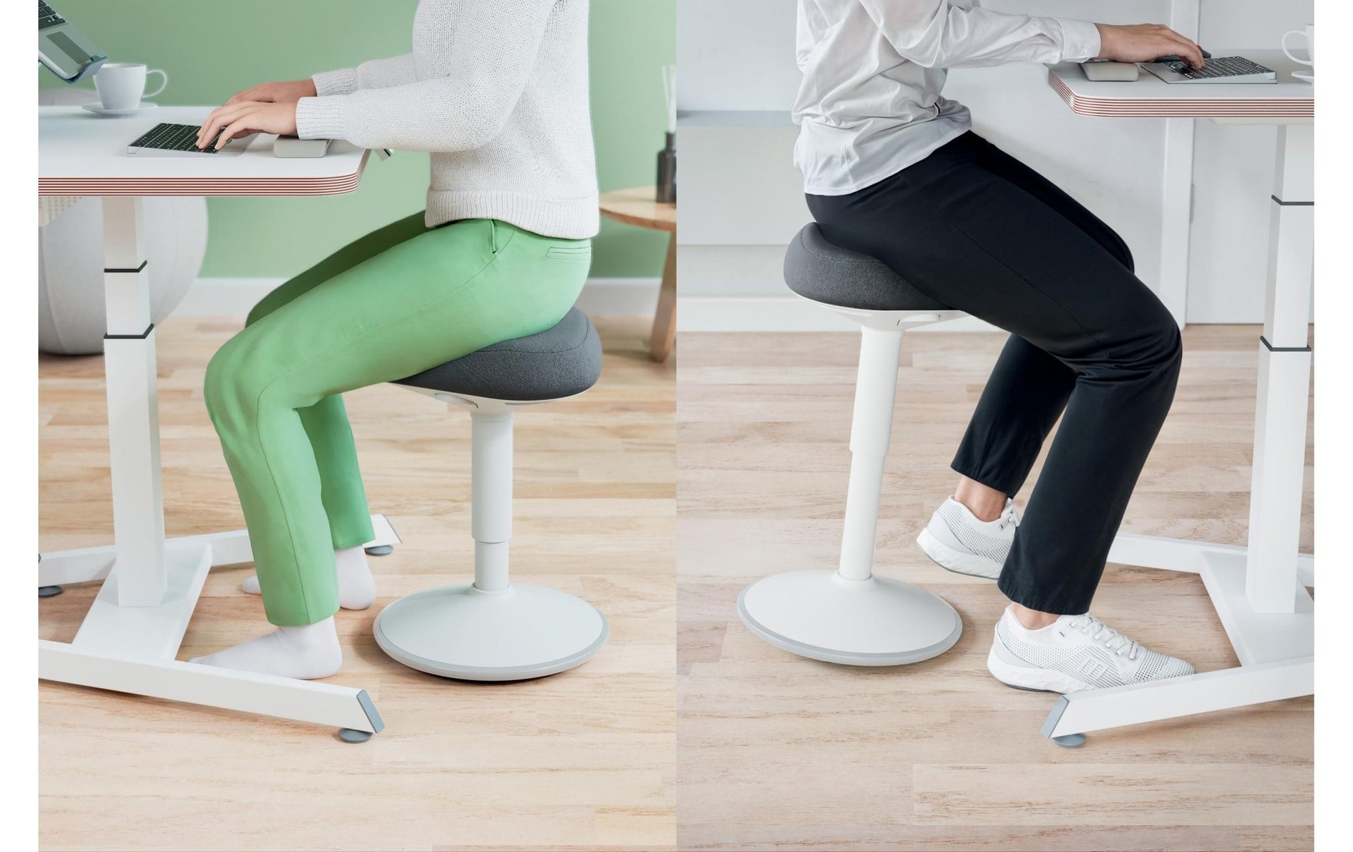 Leitz Ergo Active Sitzhocker Hellgrau - MEGART