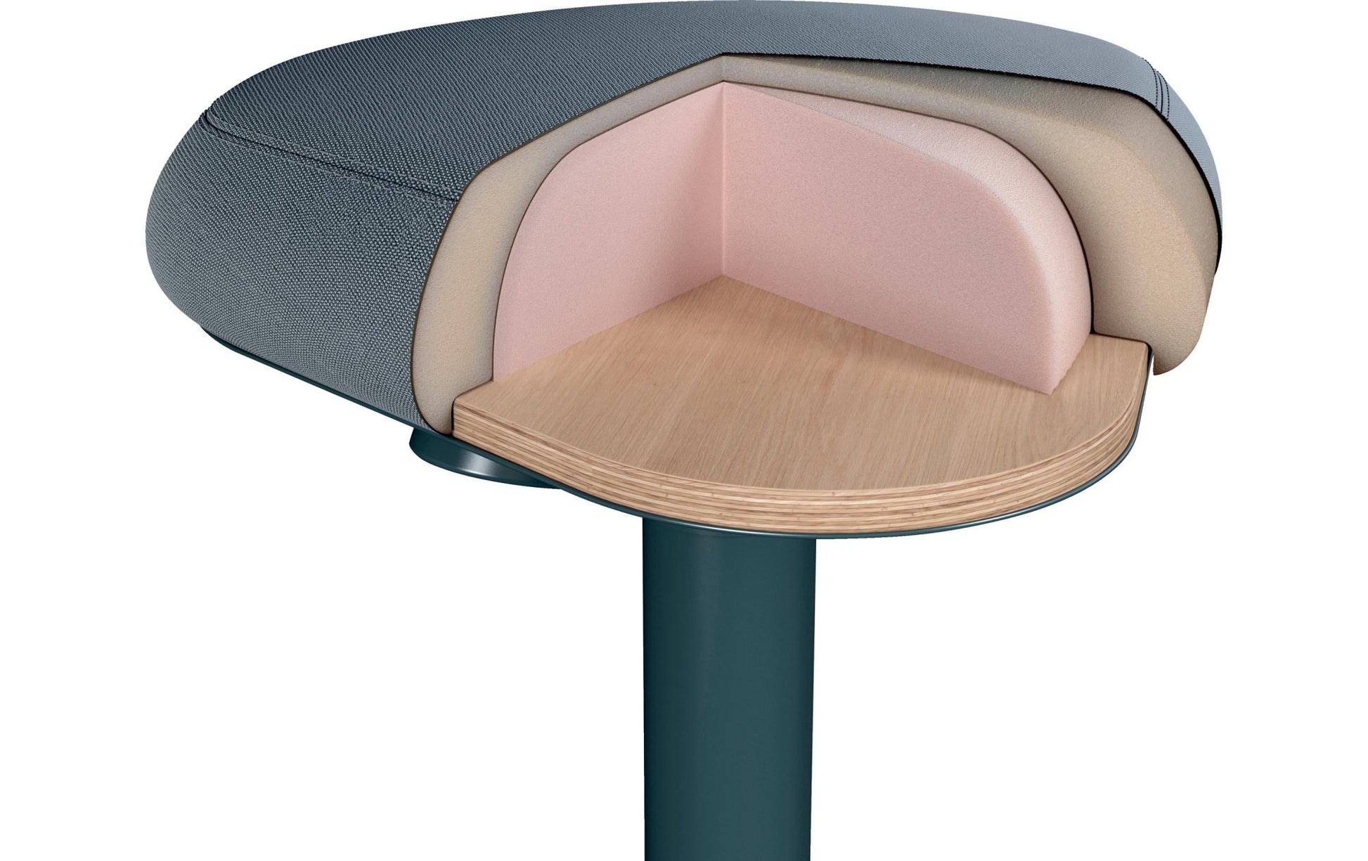 Leitz Ergo Active Sitzhocker Dunkelgrau - MEGART