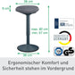 Leitz Ergo Active Stehhocker Dunkelgrau - MEGART