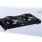 Doppelkochplatte Schwarz, 1500 W / 1000 W - MEGART