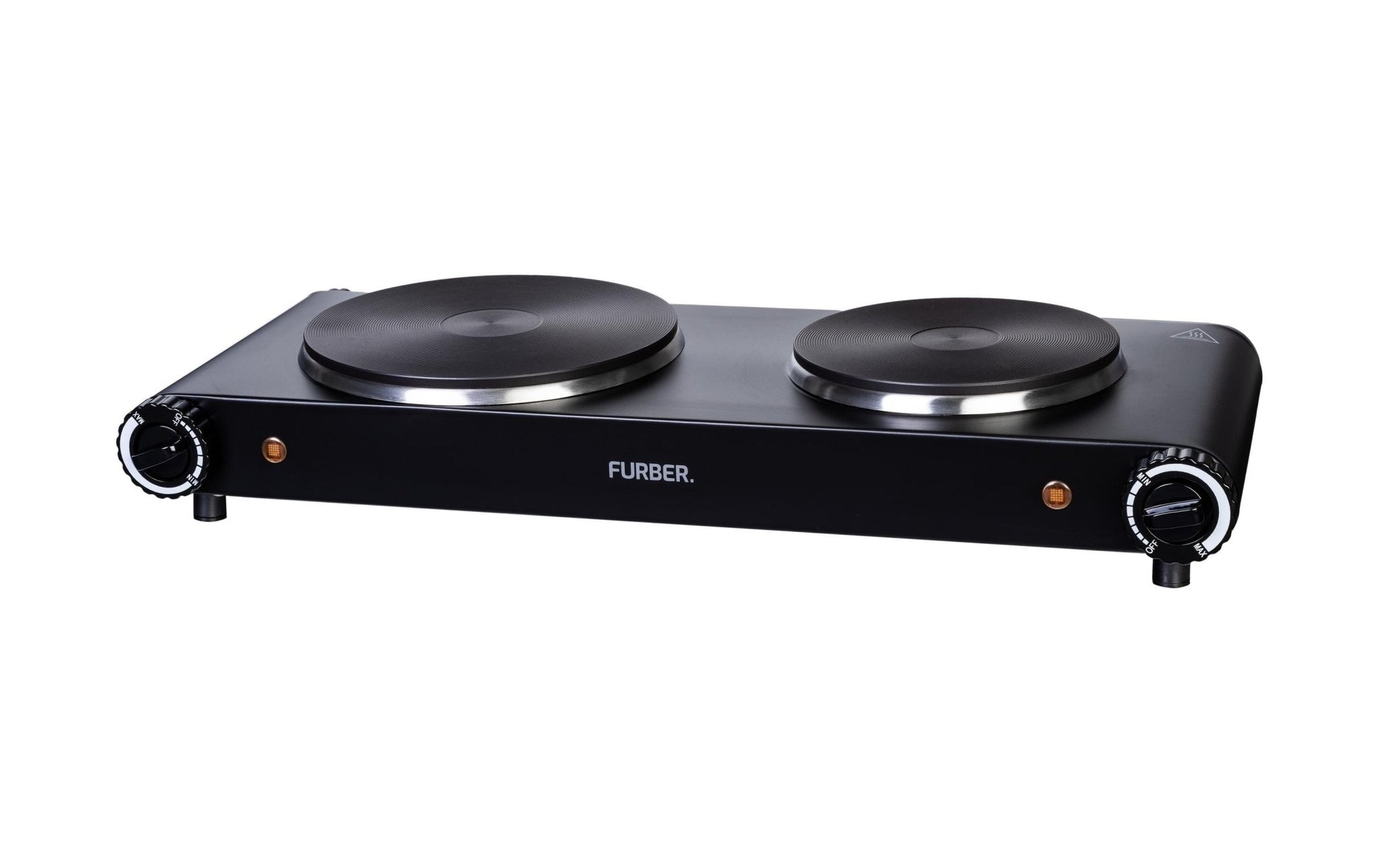 Doppelkochplatte Schwarz, 1500 W / 1000 W - MEGART