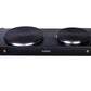 Doppelkochplatte Schwarz, 1500 W / 1000 W - MEGART