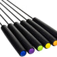 Fondue - Set Alpy 9 Teile, Schwarz/Weiss - MEGART
