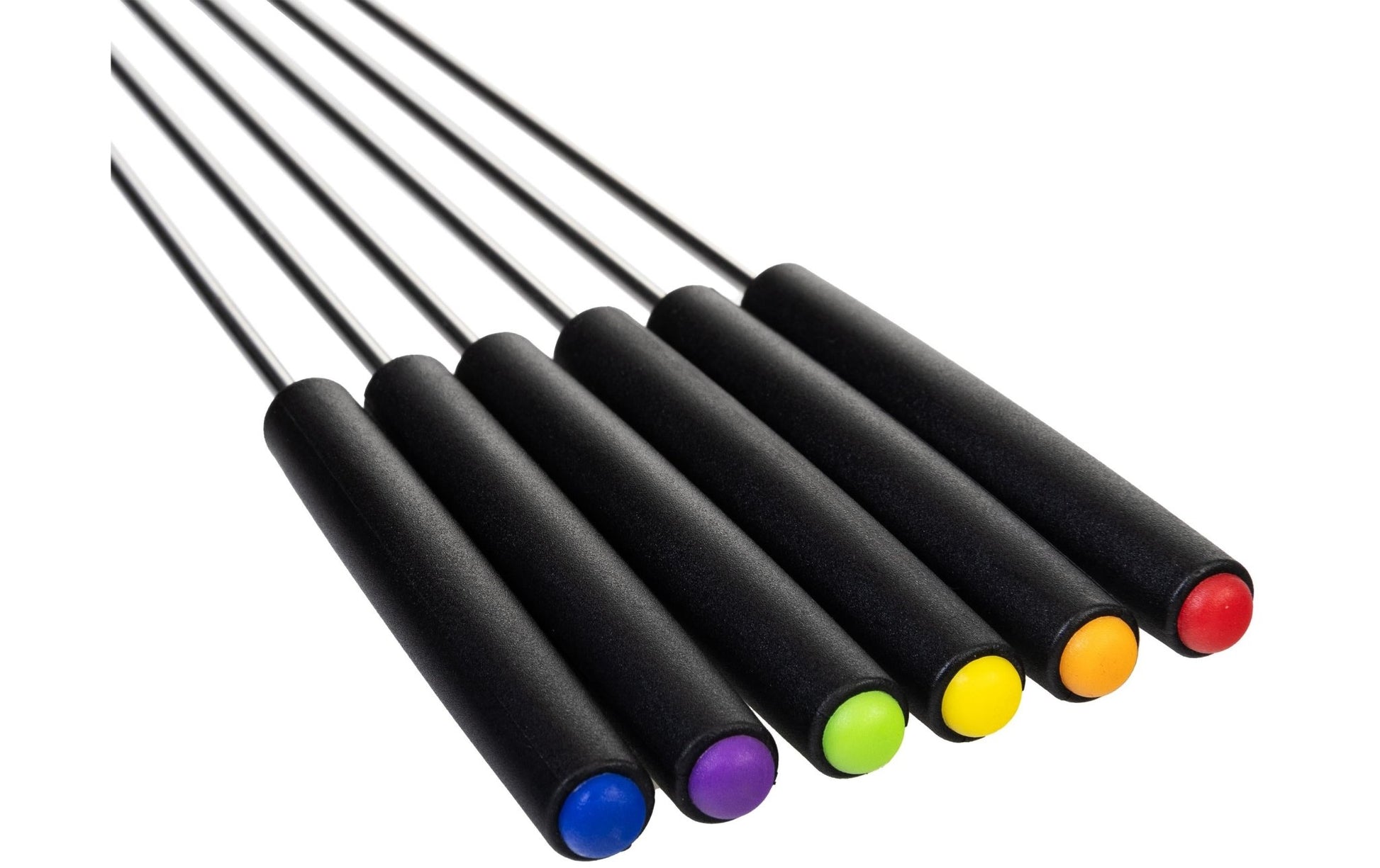 Fondue - Set Alpy 9 Teile, Schwarz/Weiss - MEGART