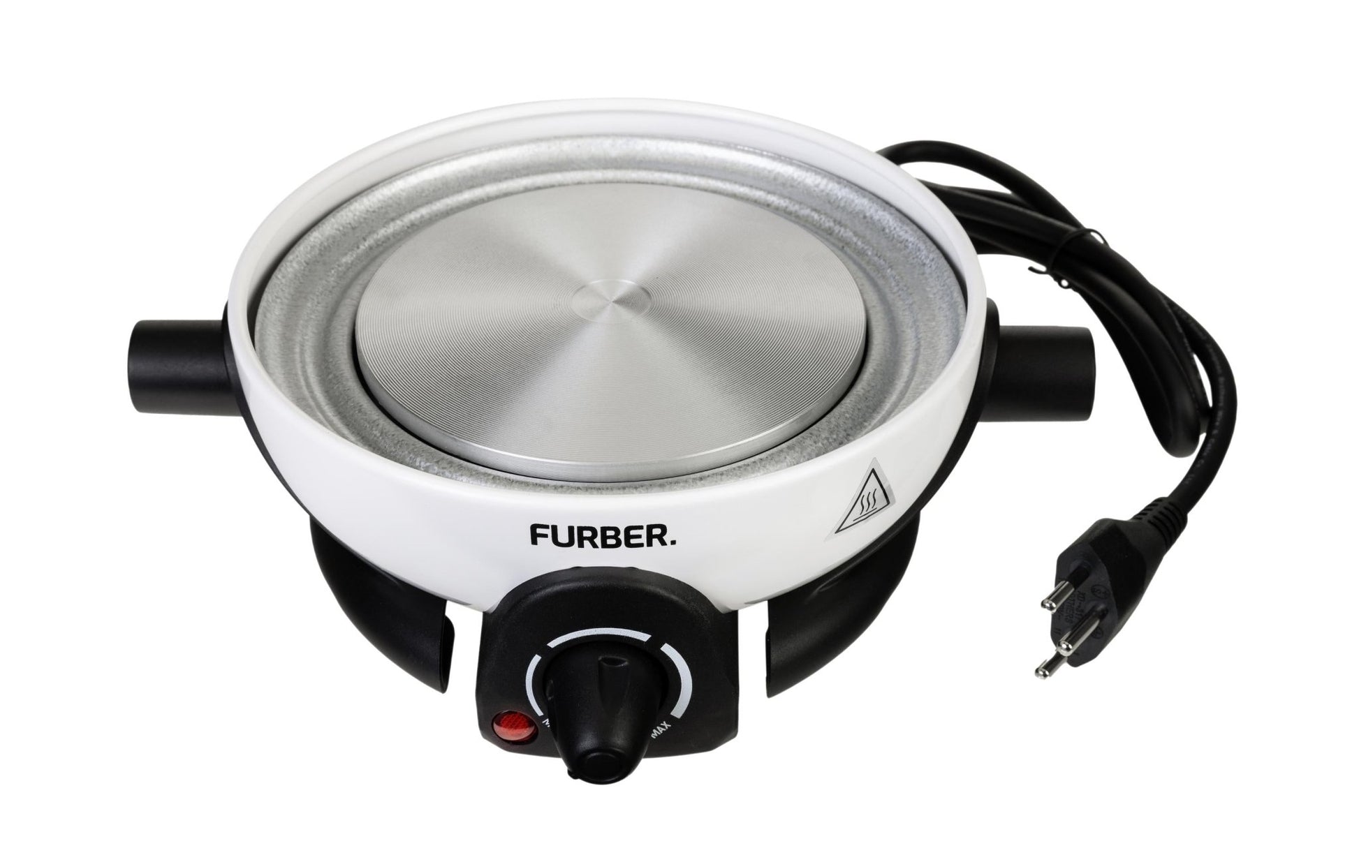 Fondue - Set Alpy 9 Teile, Schwarz/Weiss - MEGART