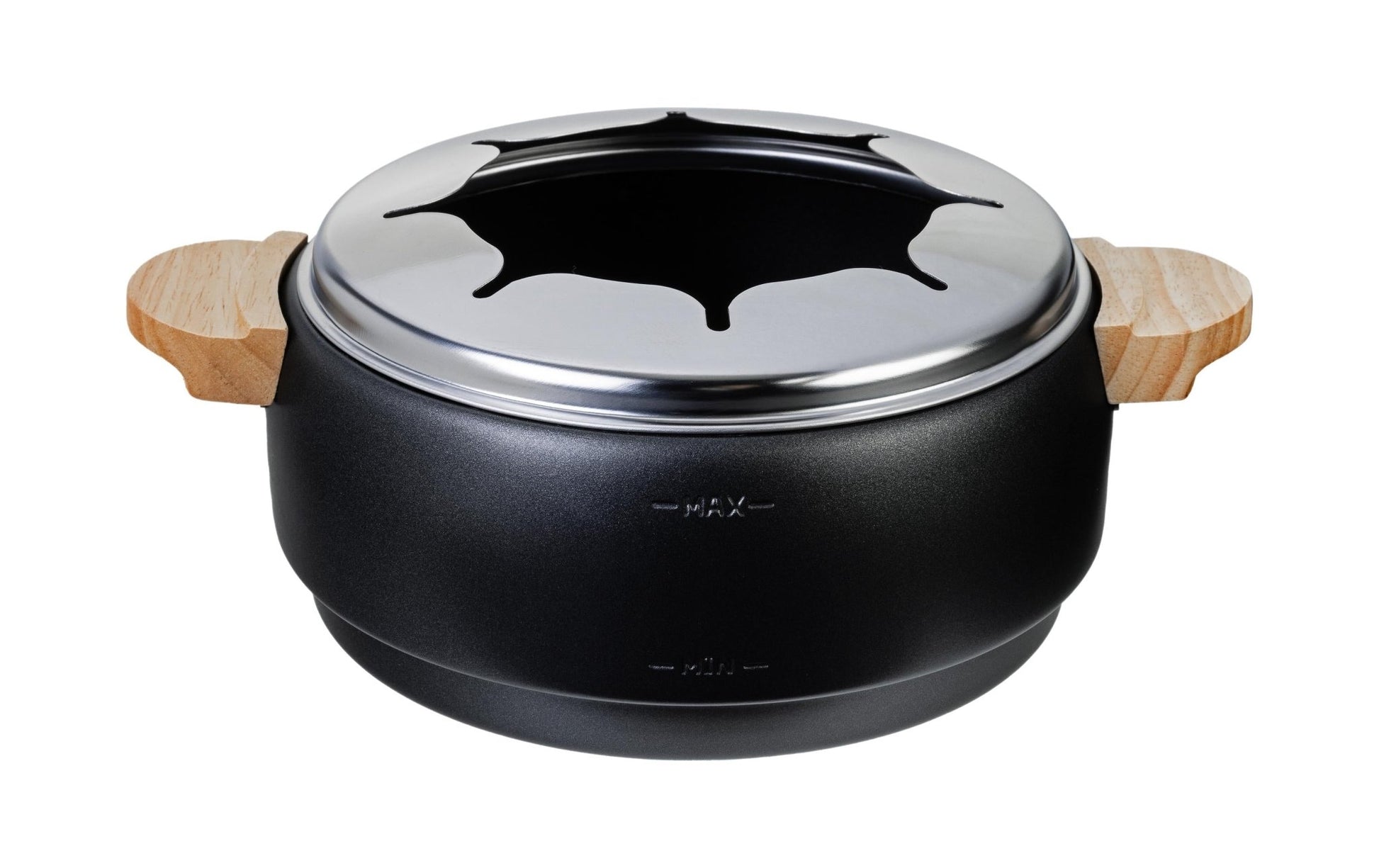 Fondue - Set Chalet 11 Teile, Schwarz/Silber - MEGART