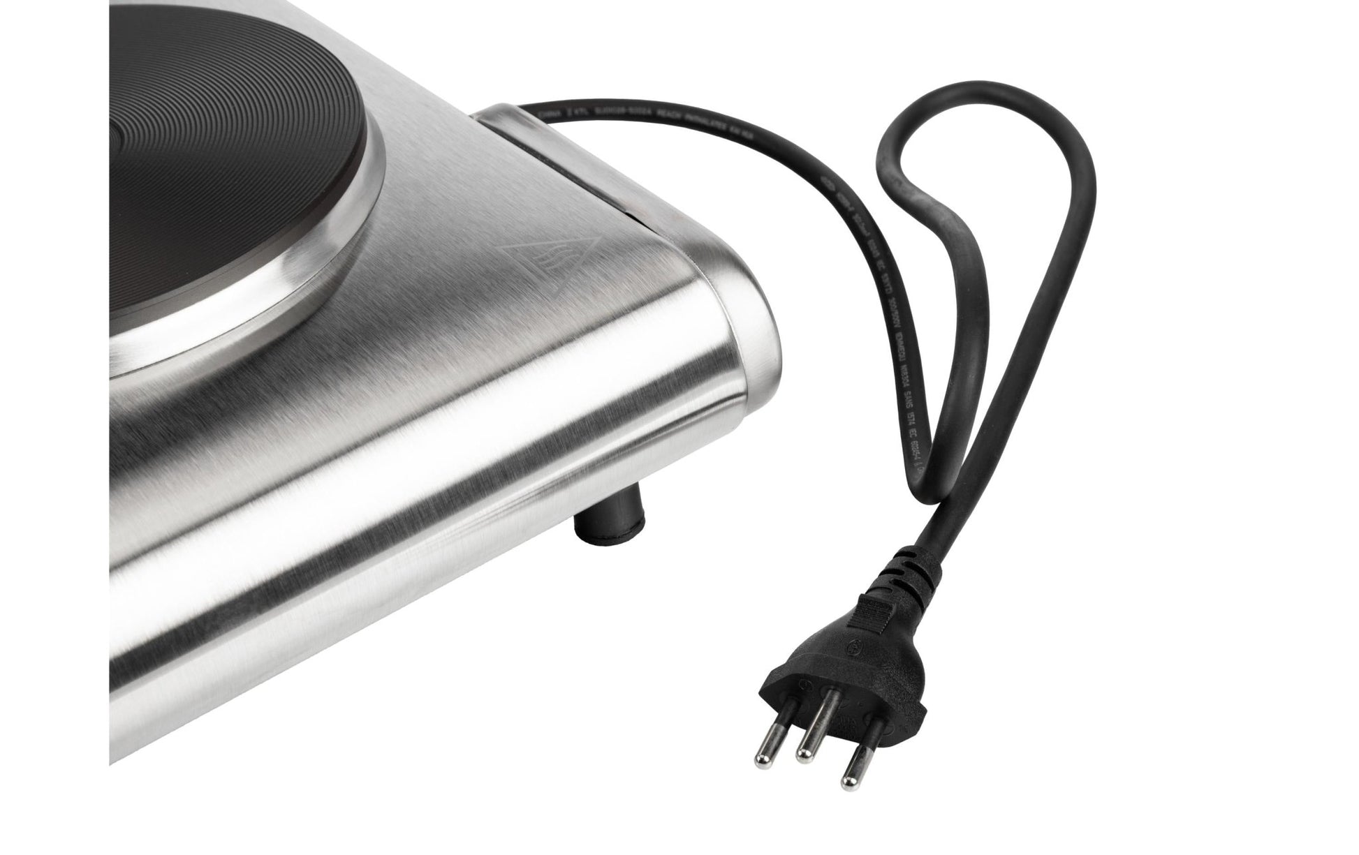 Doppelkochplatte Silber, 1500 W / 1000 W - MEGART