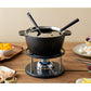 Fleischfondue - Set Twin 10 Teile, Schwarz - MEGART