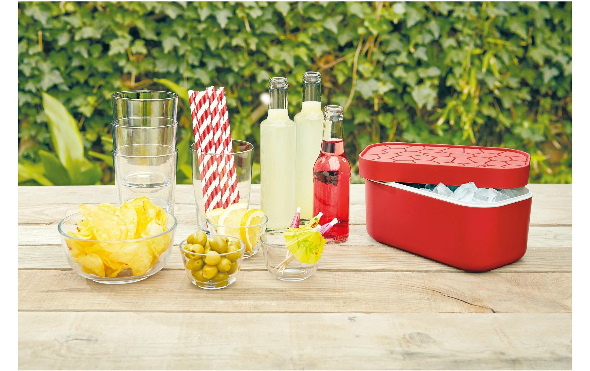 Eiswürfelbox Rot - MEGART