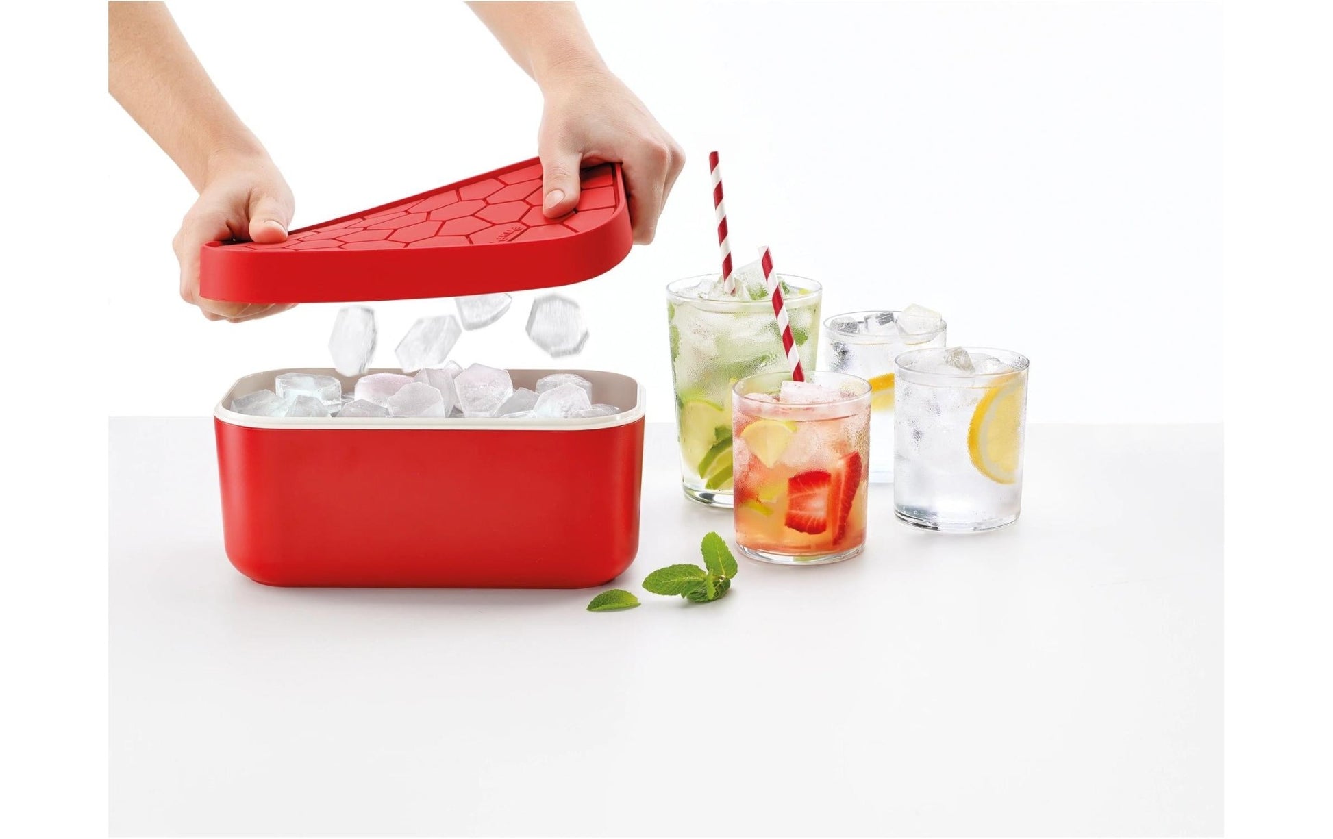 Eiswürfelbox Rot - MEGART