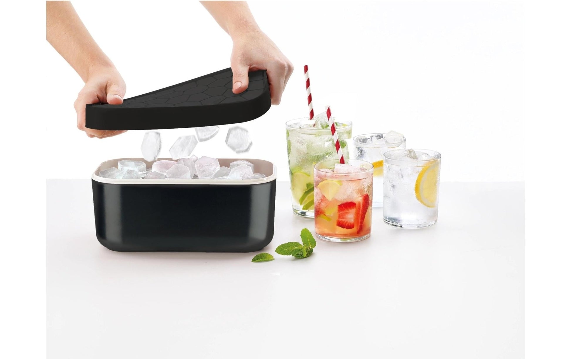 Eiswürfelbox Schwarz - MEGART