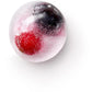Eiswürfelform Kugeln Rot - MEGART