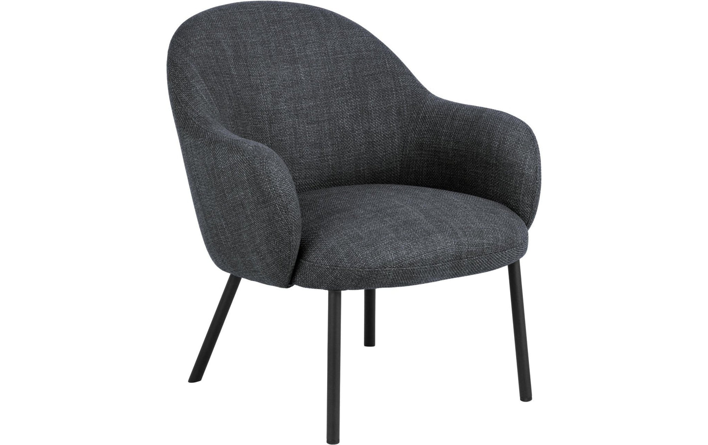 Sessel Spencer Polyurethan (PU)/Stahl, Dunkelgrau - MEGART