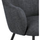 Sessel Spencer Polyurethan (PU)/Stahl, Dunkelgrau - MEGART