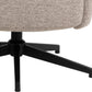 Sessel London Stahl/Textil, Beige - MEGART