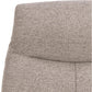 Sessel London Stahl/Textil, Beige - MEGART