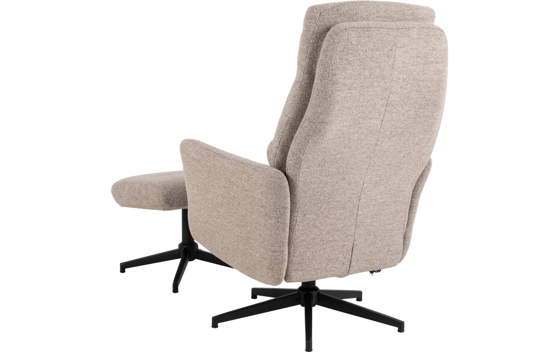 Sessel London Stahl/Textil, Beige - MEGART