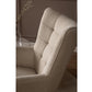 Sessel Redding Stahl/Textil, Beige - MEGART