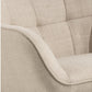 Sessel Redding Stahl/Textil, Beige - MEGART