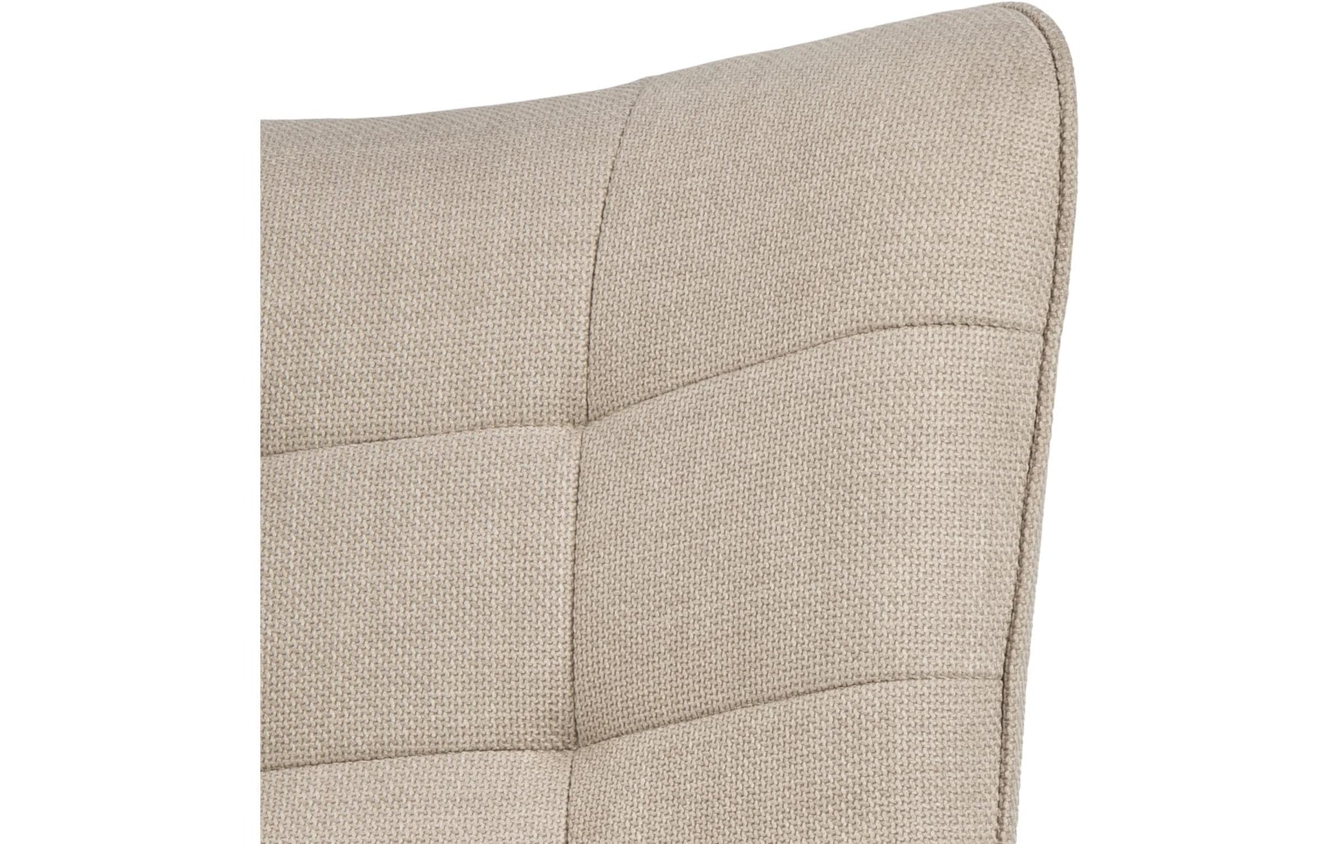 Sessel Redding Stahl/Textil, Beige - MEGART