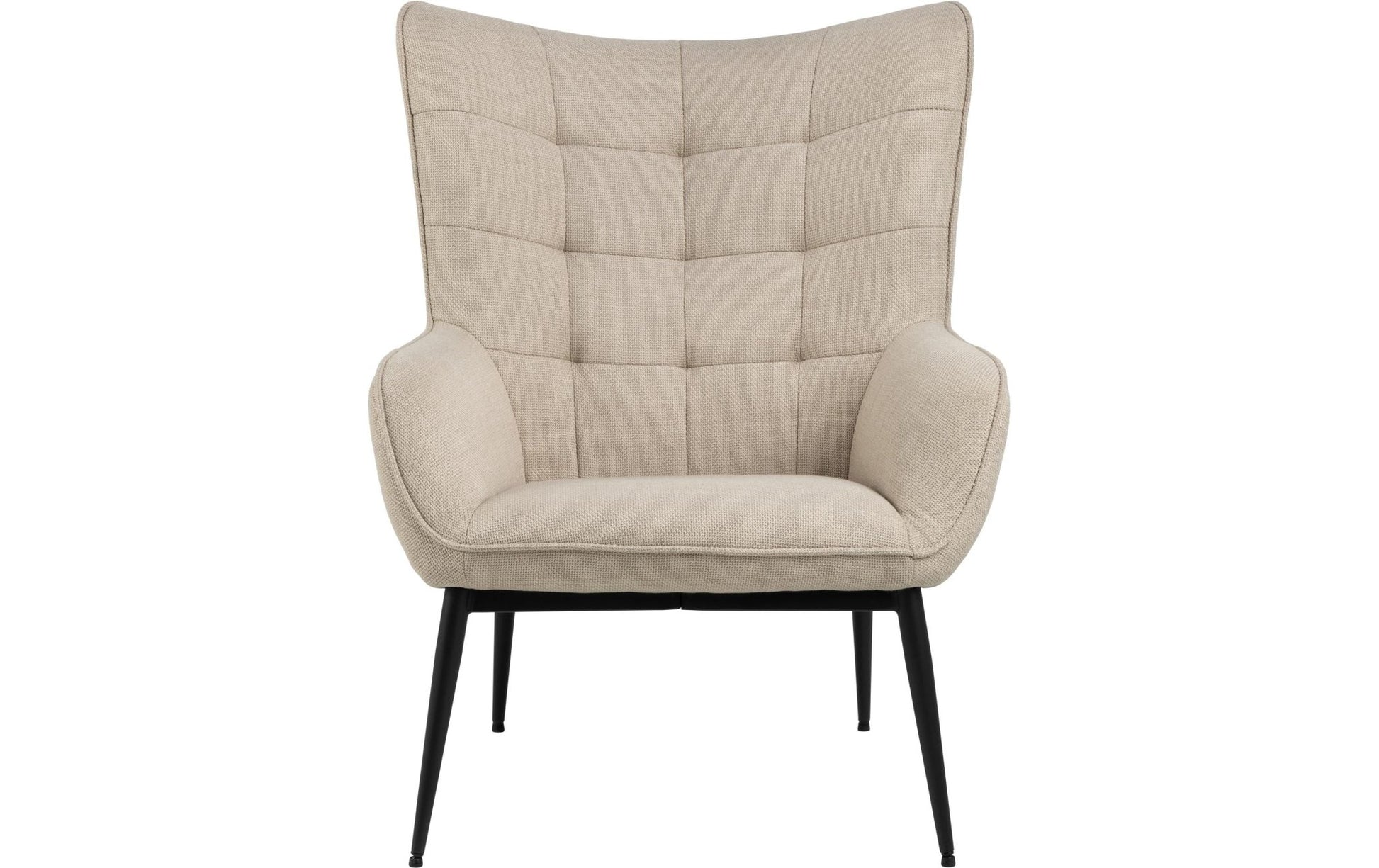Sessel Redding Stahl/Textil, Beige - MEGART