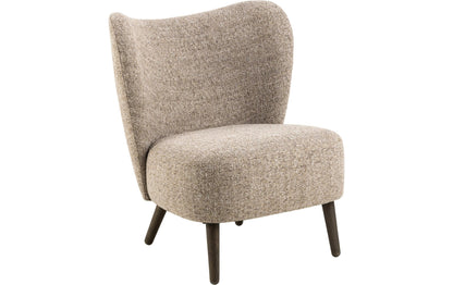 Sessel Elmont Eiche/Stahl, Beige - MEGART