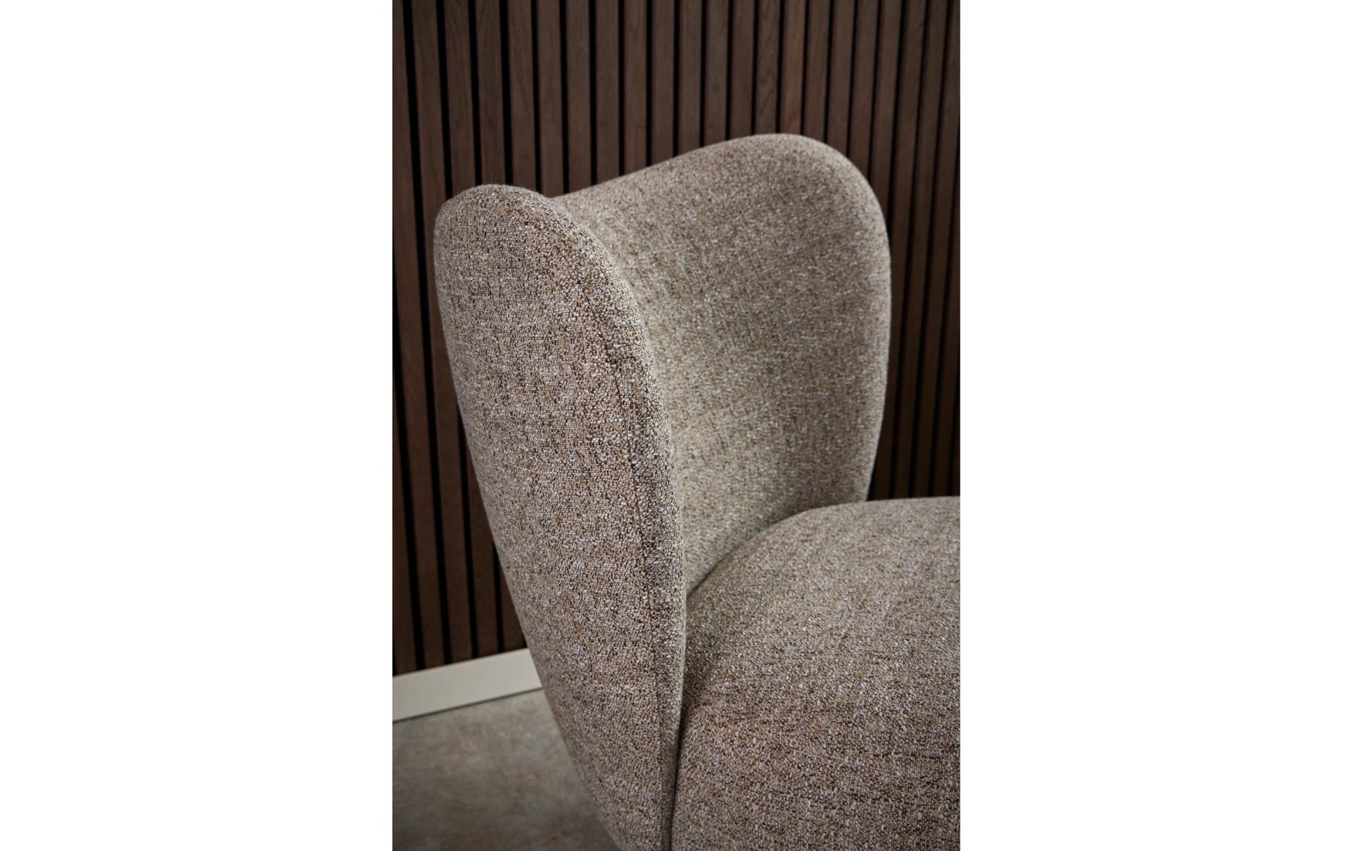 Sessel Elmont Eiche/Stahl, Beige - MEGART