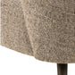 Sessel Elmont Eiche/Stahl, Beige - MEGART