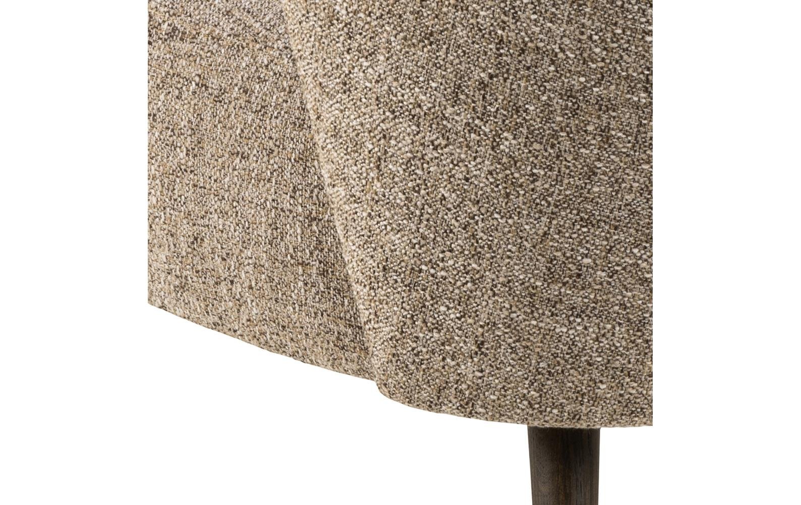 Sessel Elmont Eiche/Stahl, Beige - MEGART