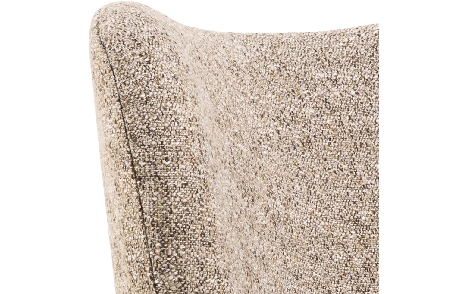 Sessel Elmont Eiche/Stahl, Beige - MEGART