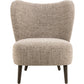 Sessel Elmont Eiche/Stahl, Beige - MEGART