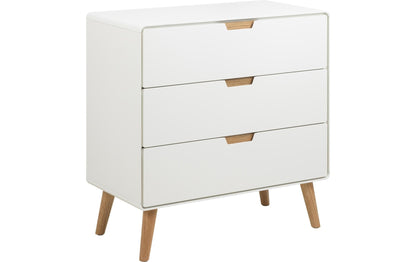 Kommode Lowell 80 x 80 cm, Weiss - MEGART
