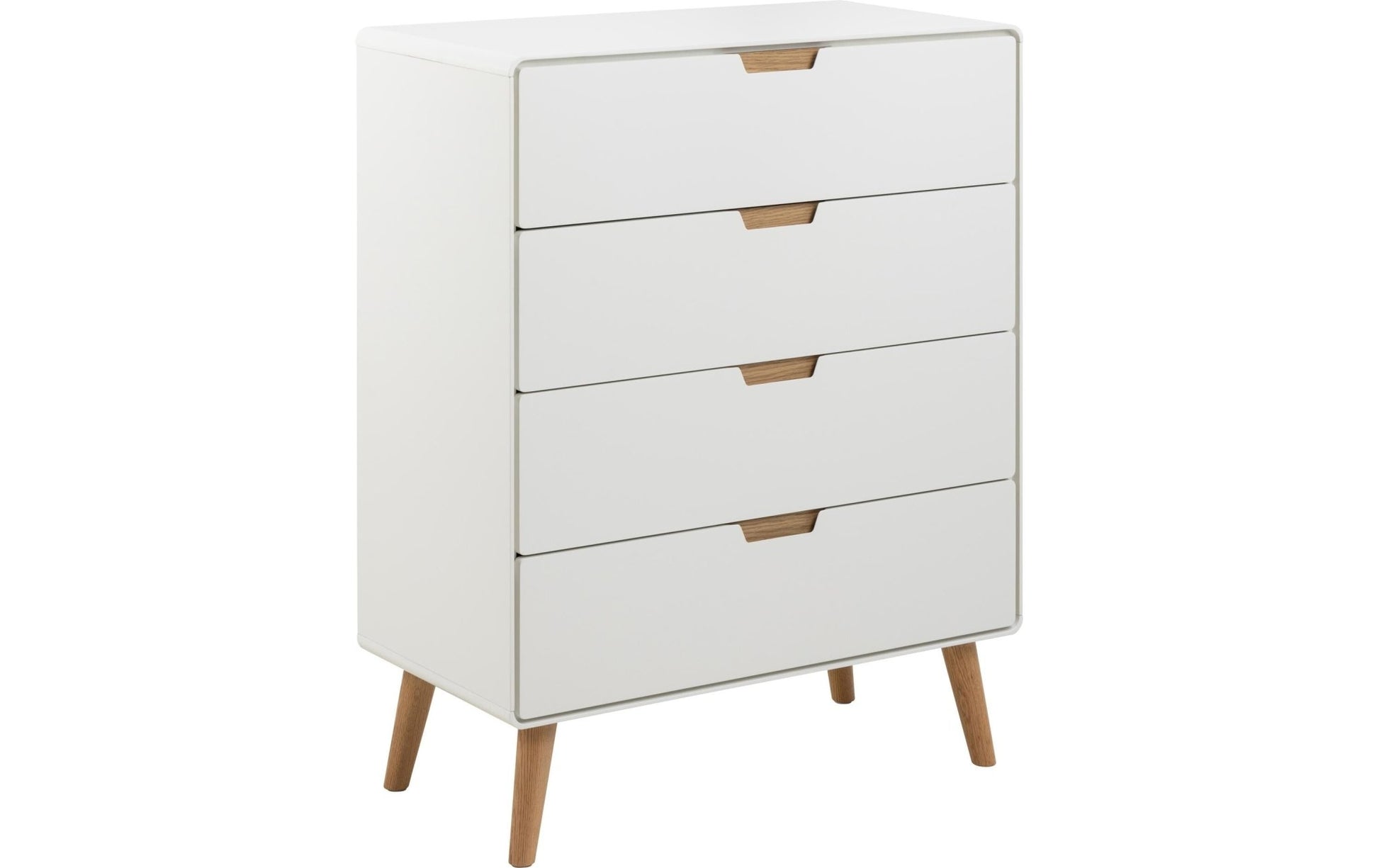 Kommode Lowell 80 x 100 cm, Weiss - MEGART