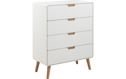 Kommode Lowell 80 x 100 cm, Weiss - MEGART