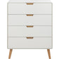 Kommode Lowell 80 x 100 cm, Weiss - MEGART