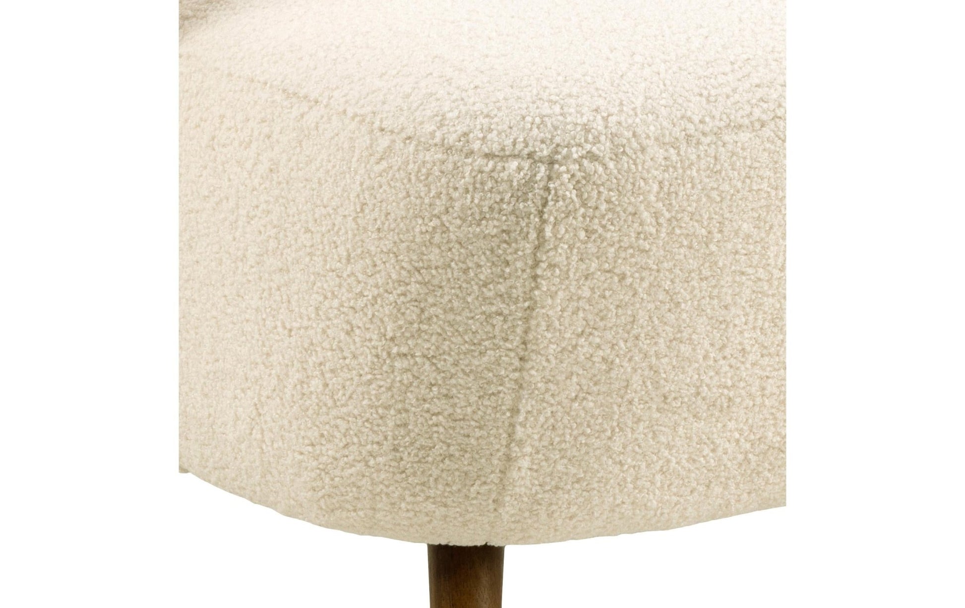 Sessel Crosby Holz/Textil, Cream - MEGART